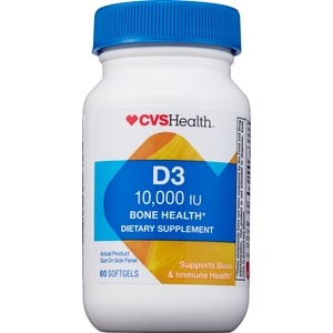 slide 1 of 2, CVS Health D3 10,000 Iu, 60 ct