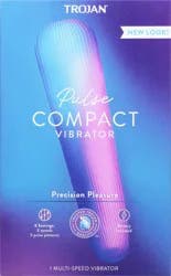 Trojan Pulse Compact Multi-Speed Vibrator - 1 ea