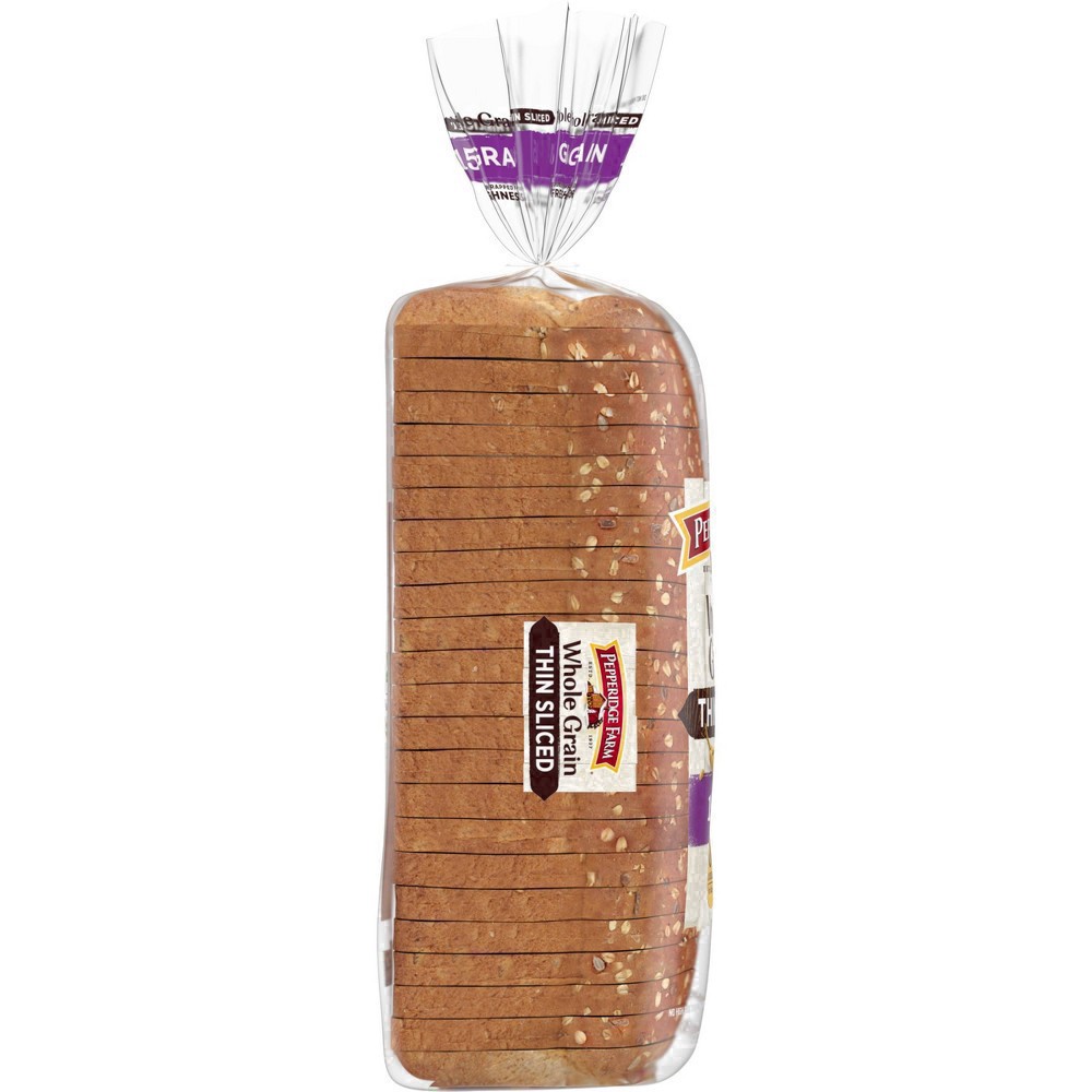 slide 49 of 121, Pepperidge Farm Whole Grain Thin Sliced 15 Grain Bread, 22 Oz Loaf, 22 oz