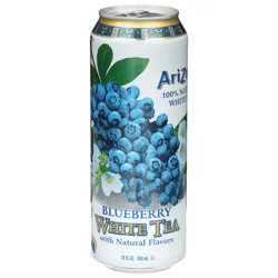 AriZona 100% Natural Blueberry White Tea 22 fl oz
