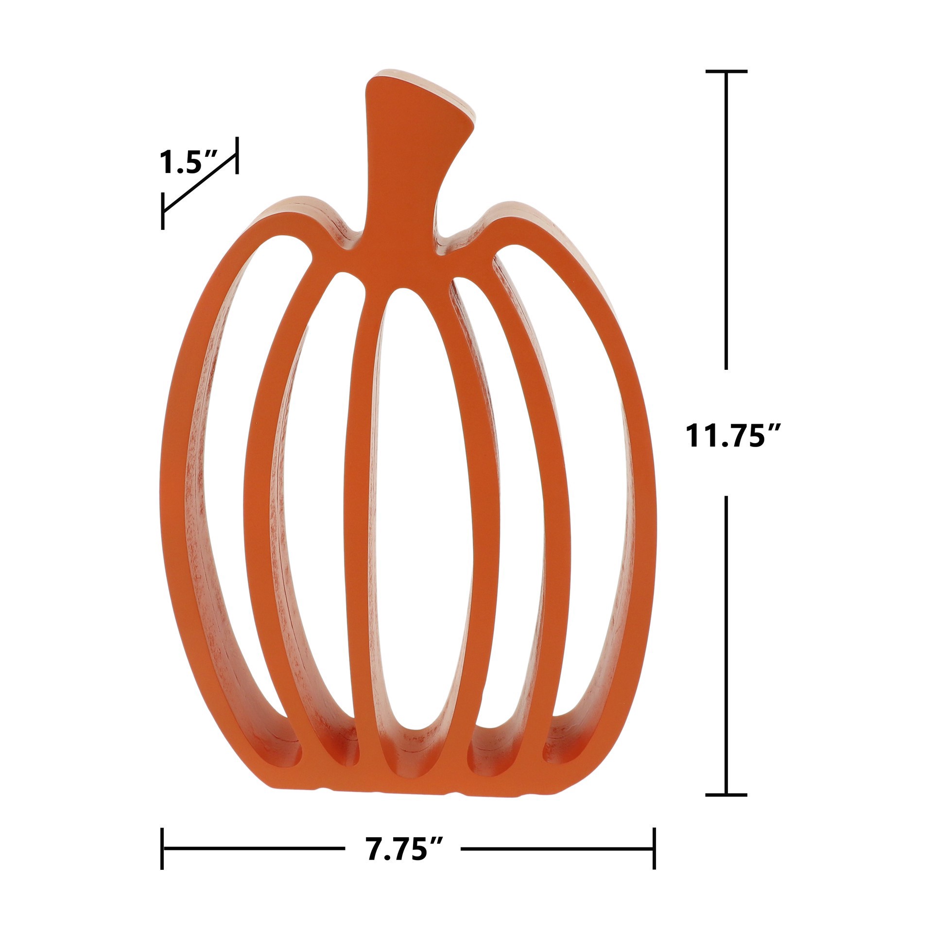 slide 4 of 5, 11.75" Die Cut Pumpkin Tabletop Decor By Ashland, 7.75 in x 1.5 in x 11.75 in
