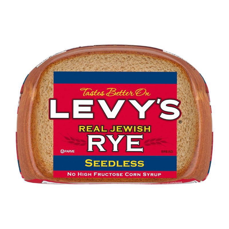 slide 6 of 7, Levy's Plain Rye, 16 oz