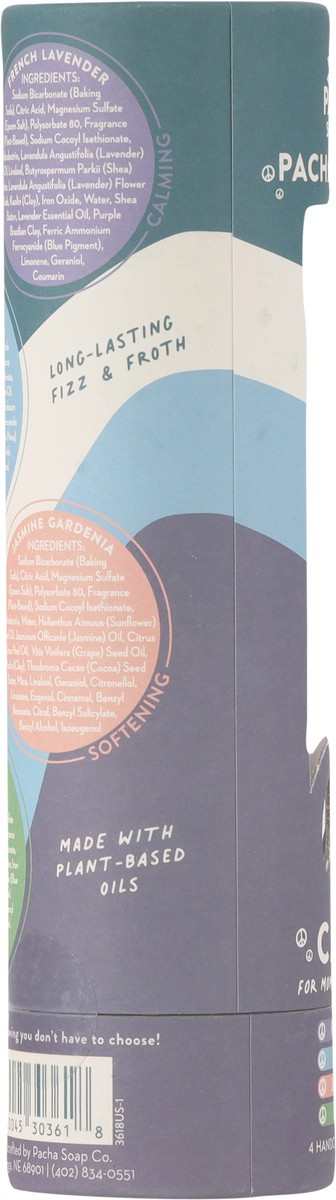 slide 9 of 13, Pacha Soap Co. Calm Assorted Froth Bombs 4 - 2 oz Each, 8 oz