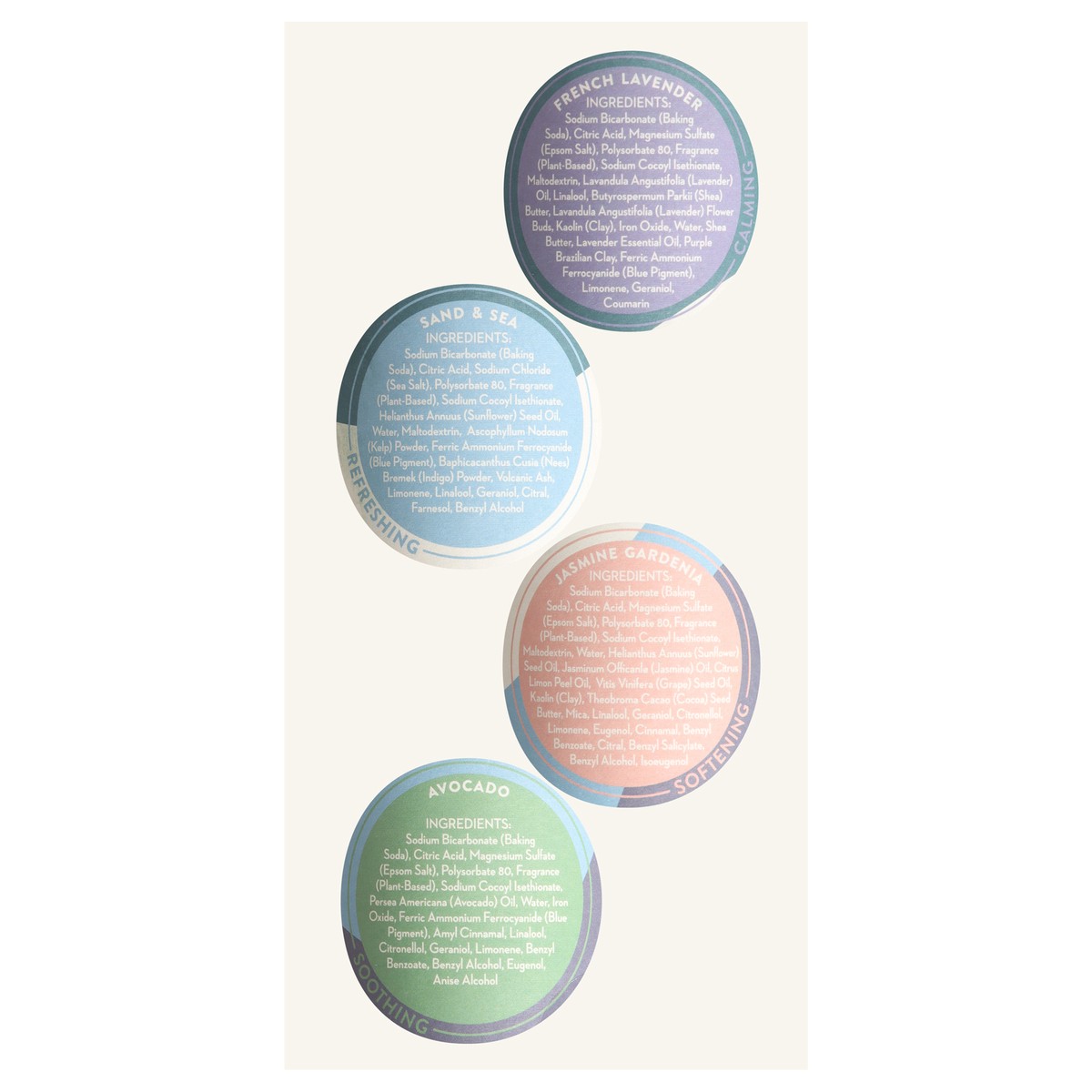 slide 5 of 13, Pacha Soap Co. Calm Assorted Froth Bombs 4 - 2 oz Each, 8 oz