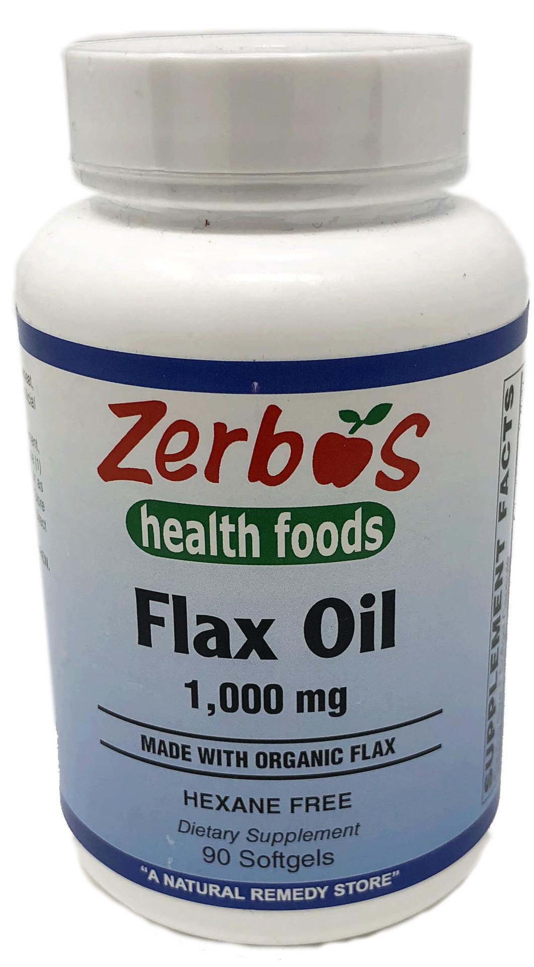 slide 1 of 1, Lucky's Market Flax Oil, 90 ct