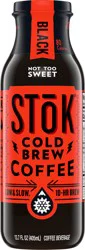 STōK Black Cold Brew Coffee Beverage 13.7 oz