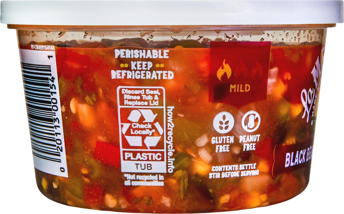 slide 7 of 9, La Mexicana Black Bean & Corn Salsa 14oz, 14 oz