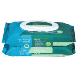 Simply Done Flushable Wipes 2 Pack 42 ea
