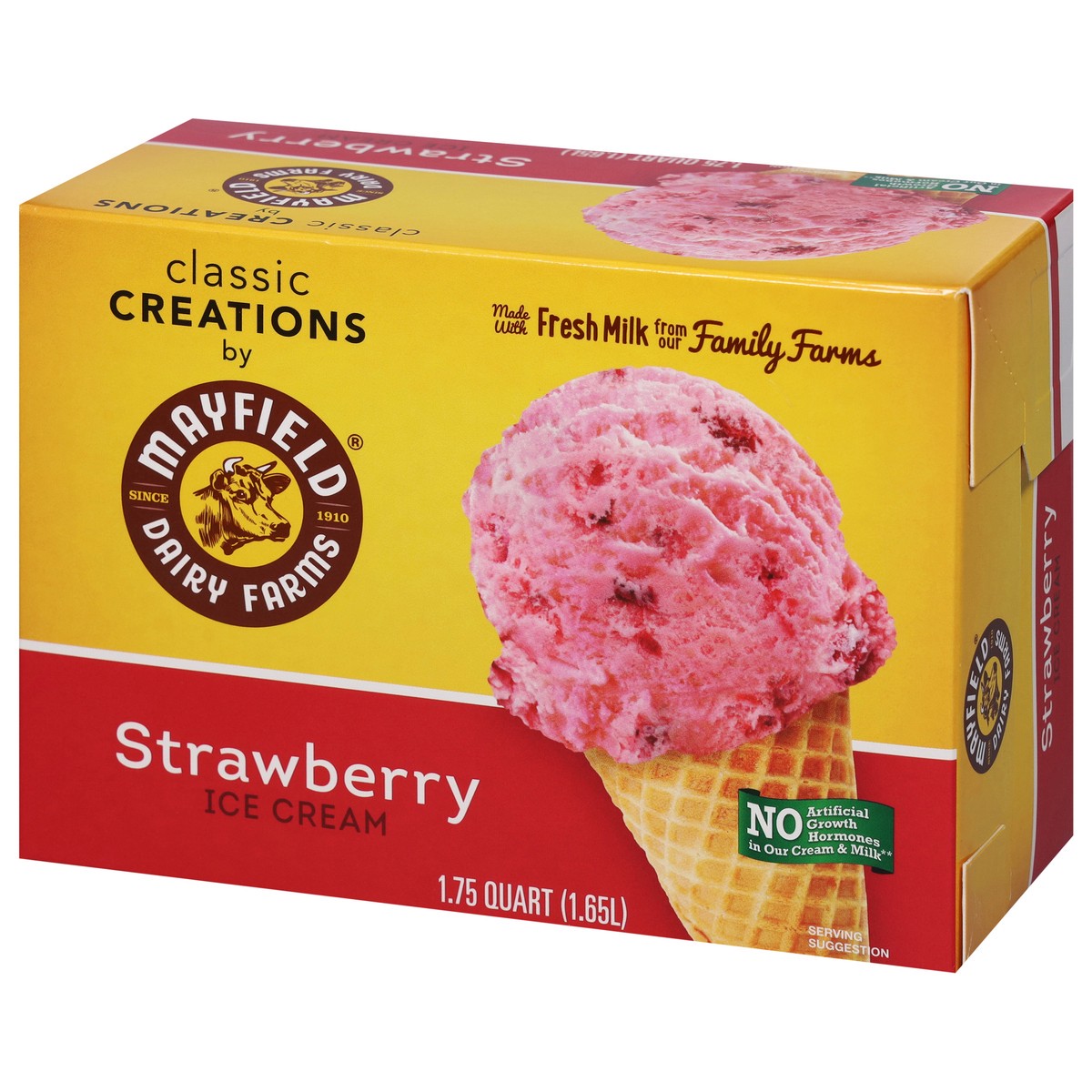 slide 6 of 9, Mayfield Dairy Farms Strawberry Ice Cream 1.75 qt, 1.75 qt