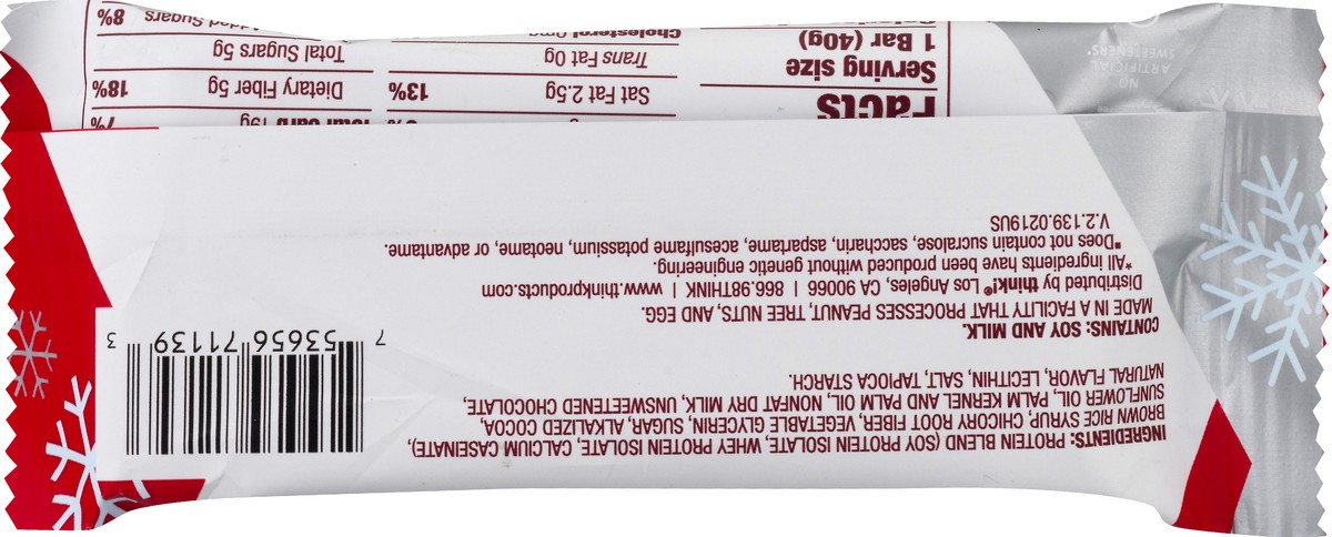 slide 6 of 13, think! Chocolate Peppermint Protein Bar 1.41 oz, 1.41 oz