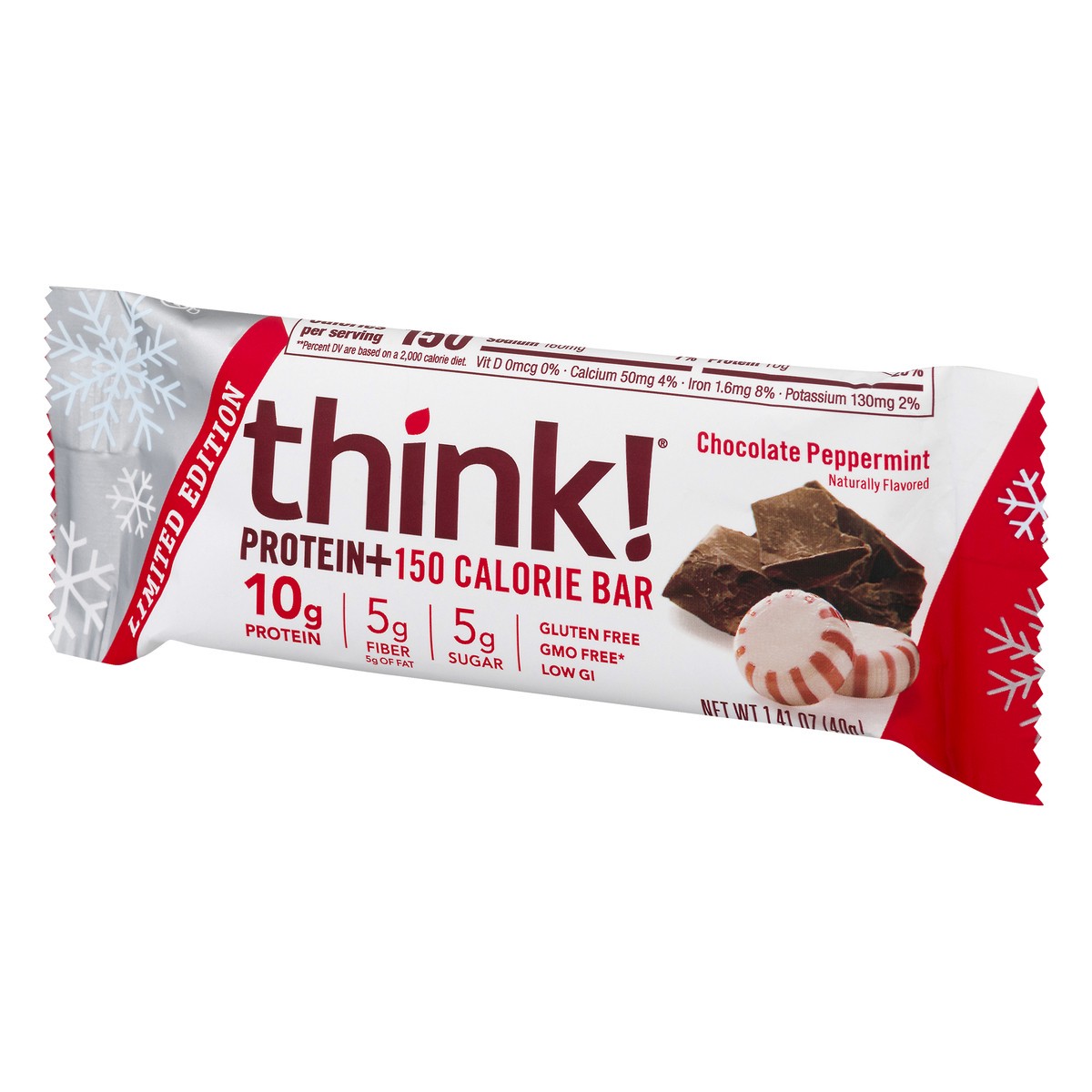 slide 8 of 13, think! Chocolate Peppermint Protein Bar 1.41 oz, 1.41 oz