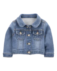 Oshkosh Baby Denim Jacket, Blue, 9 mo