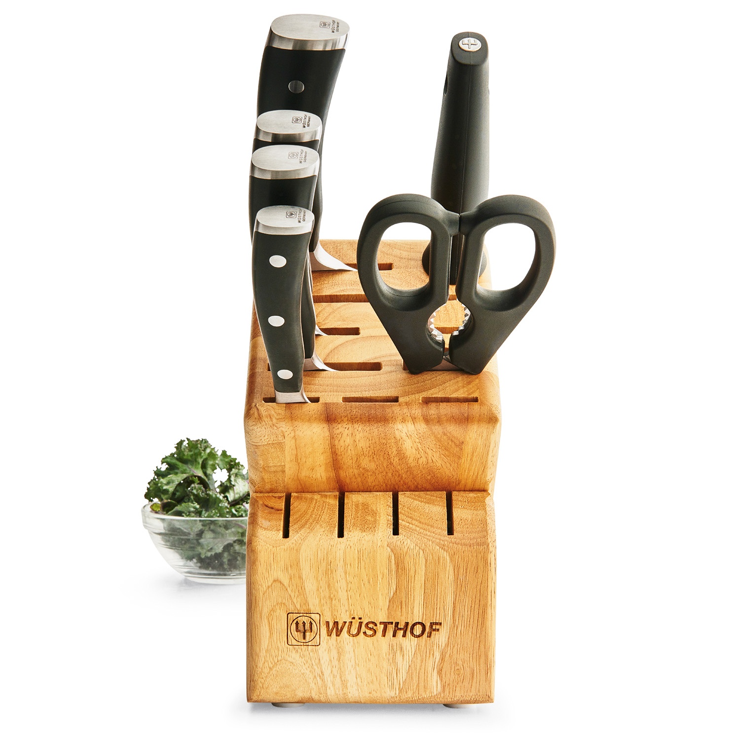 slide 1 of 1, Wüsthof Classic Ikon Knife Block Set, 7 ct