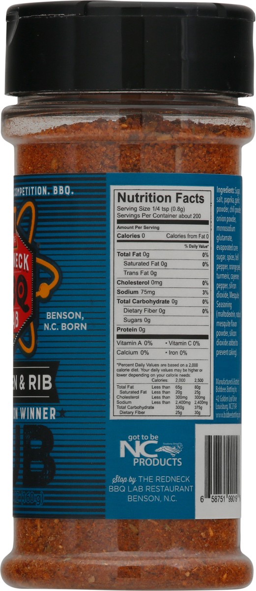 slide 6 of 9, Redneck Bbq Lab Chicken & Rib Rub 5.67 oz Bottle, 5.67 oz
