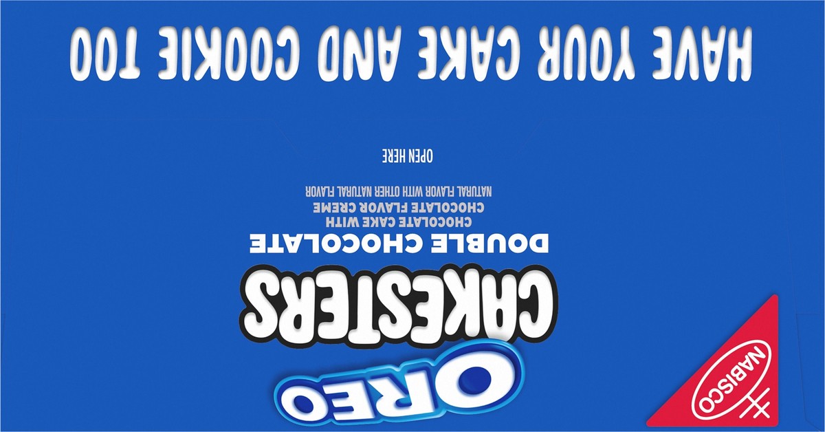 slide 7 of 15, OREO Cakesters Double Chocolate Soft Snack Cakes, 5 - 2.02 oz Snack Packs, 10.10 oz