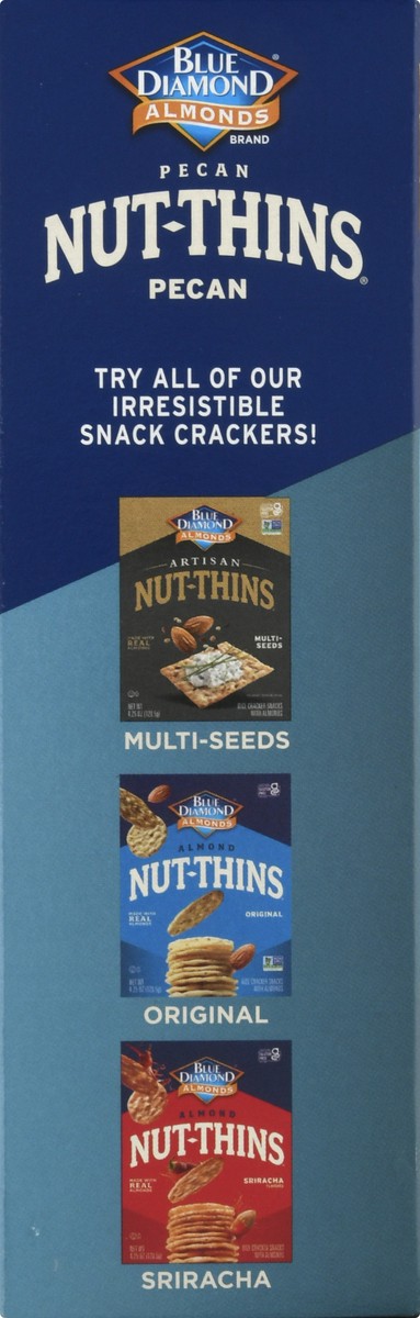 slide 4 of 12, Blue Diamond Nut-Thins Pecan Crackers 4.25 oz, 4.25 oz