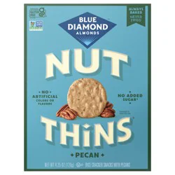 Blue Diamond Nut-Thins Pecan Rice Cracker Snacks 4.25 oz