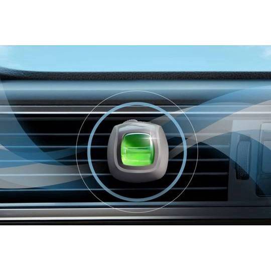 slide 5 of 6, Febreze Car Air Freshener, Odor-Fighting Automotive Vent Clip, Mixed Gain Scent, 3 Count, 3 ct