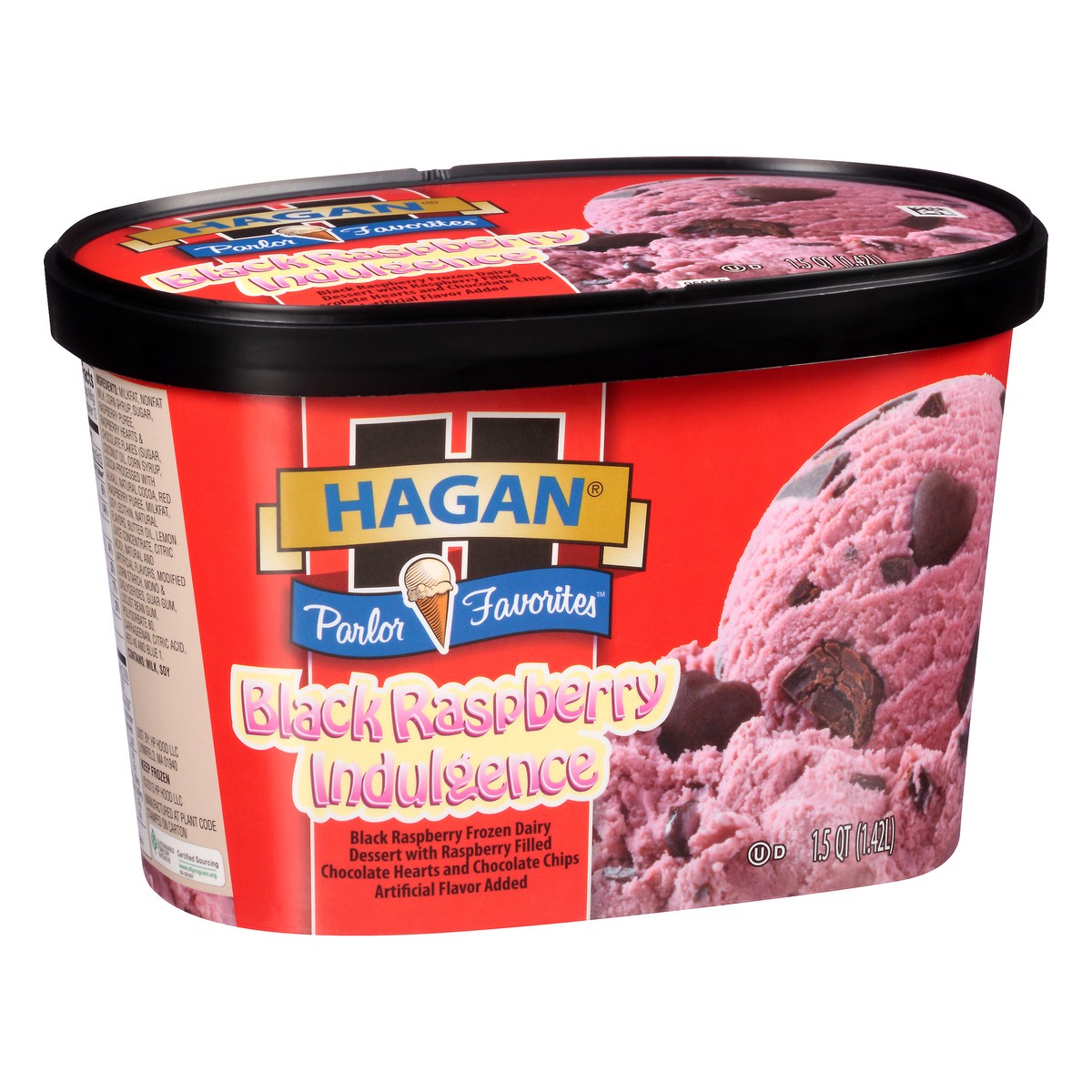 slide 9 of 10, Hagan Parlor Favorites Black Raspberry Indulgence Ice Cream 1.5 qt, 1.5 qt