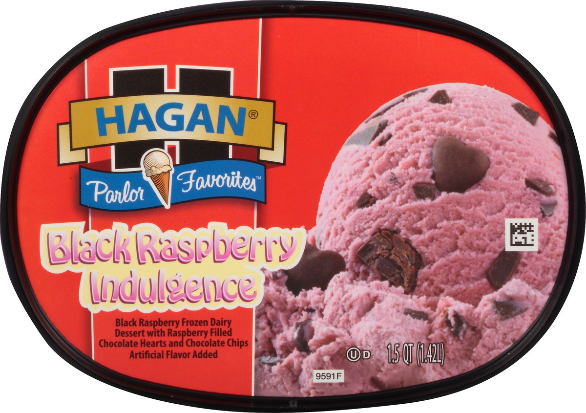 slide 10 of 10, Hagan Parlor Favorites Black Raspberry Indulgence Ice Cream 1.5 qt, 1.5 qt