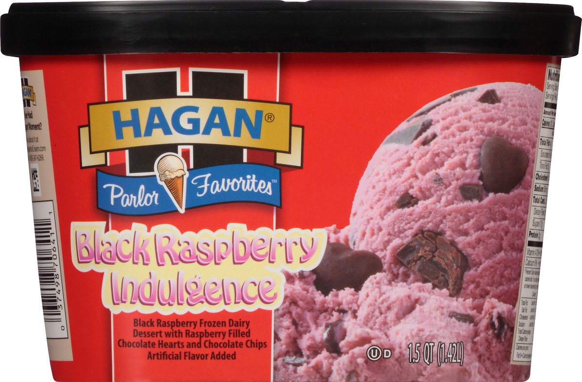 slide 5 of 10, Hagan Parlor Favorites Black Raspberry Indulgence Ice Cream 1.5 qt, 1.5 qt