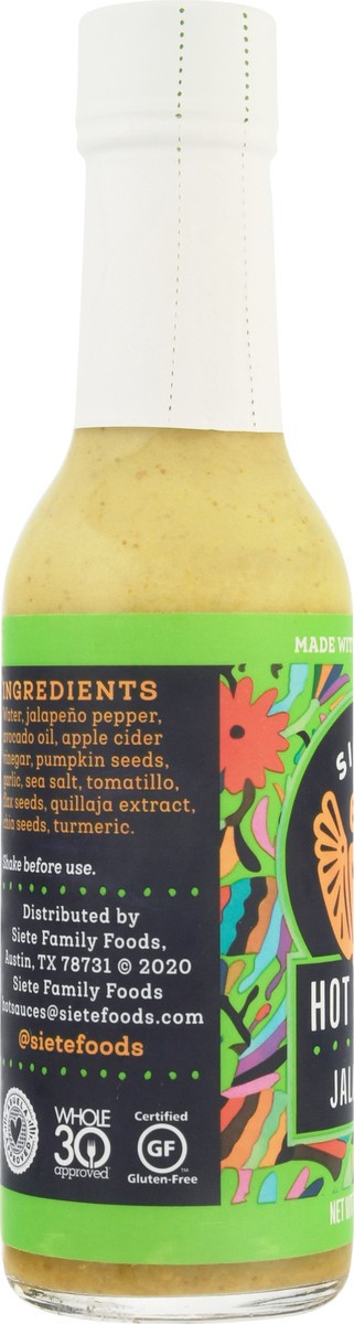 slide 5 of 13, Siete Jalapeno Hot Sauce 5 oz Bottle, 5 oz