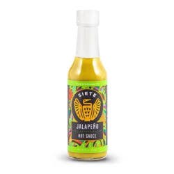 Siete Jalapeno Hot Sauce 5 oz Bottle