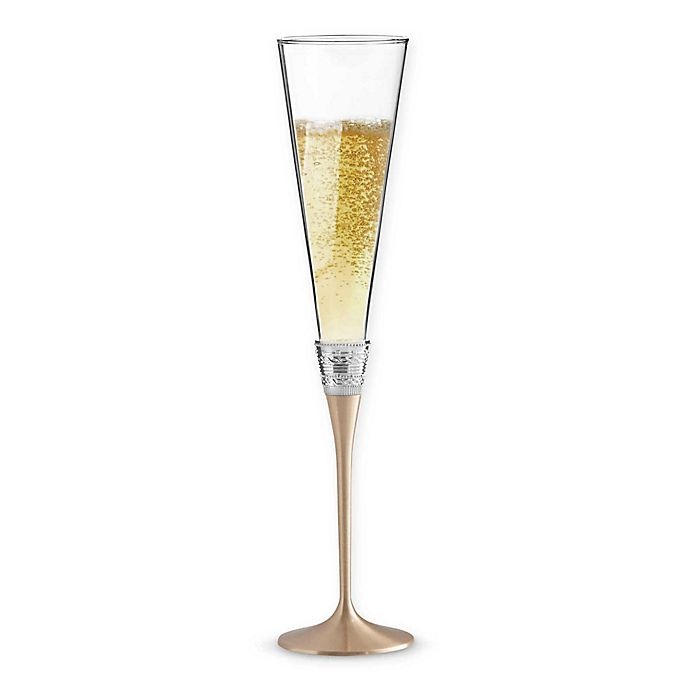 slide 1 of 2, Vera Wang Wedgwood With Love Gold Toasting Flutes, 2 ct