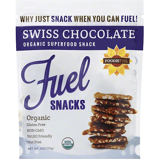 slide 2 of 4, Foodie Fuel Crisp Swiss Chocolate, 4 oz