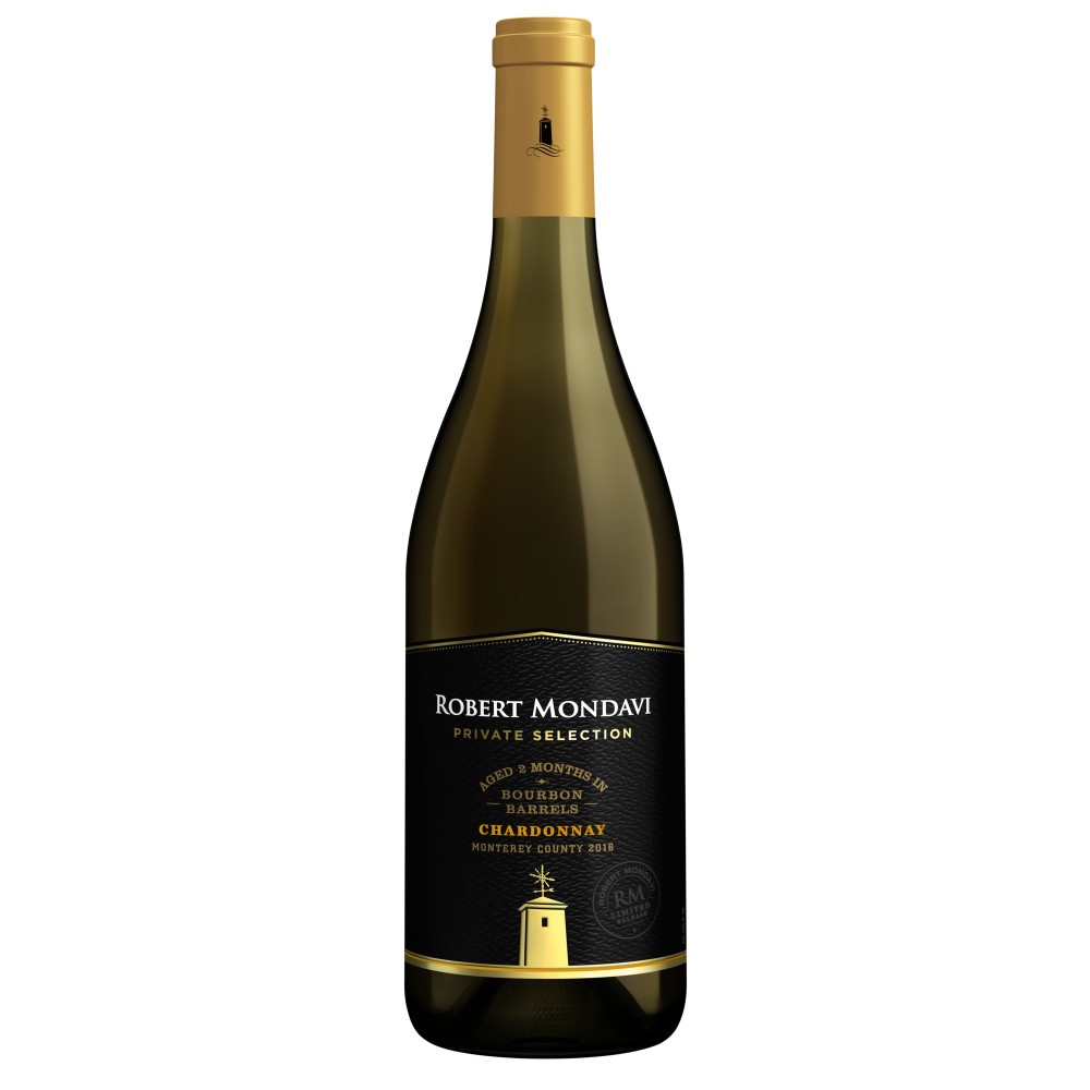 slide 1 of 7, Robert Mondavi Private Selection Bourbon Barrel Aged Chardonnay White Wine, 750 ml