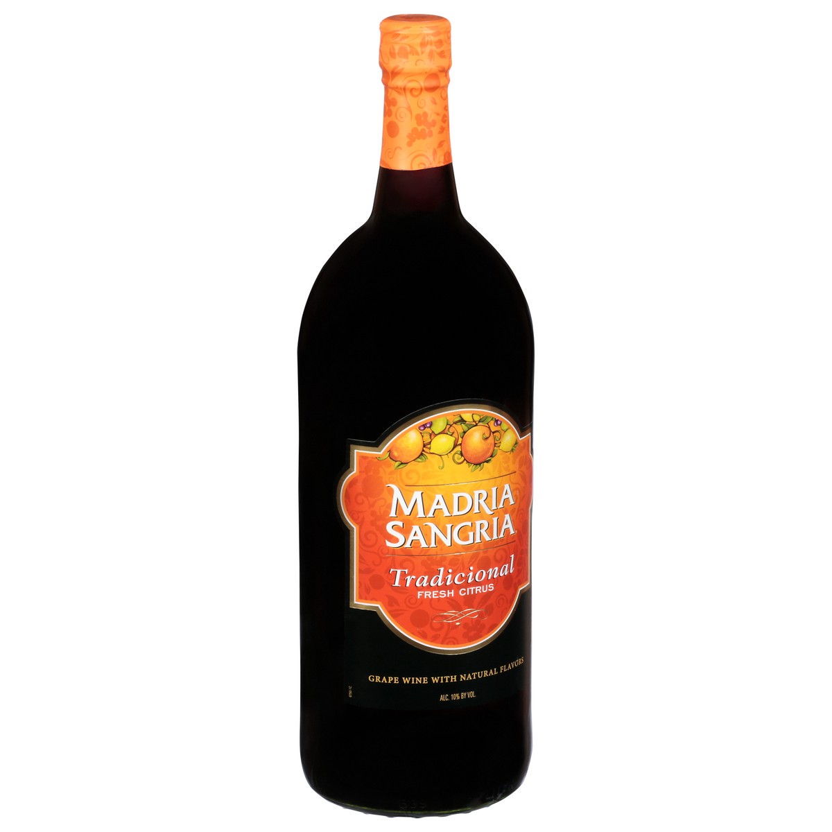 slide 6 of 12, Madria Sangria Tradicional Fresh Citrus Grape Wine 1.5 lt, 1.50 liter