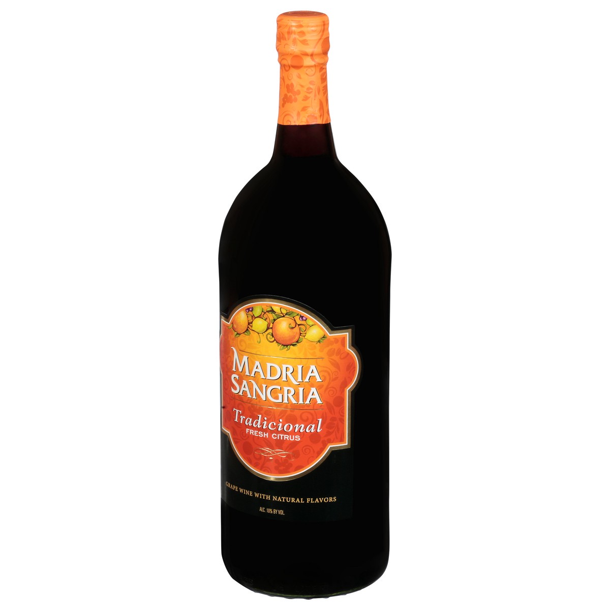 slide 11 of 12, Madria Sangria Tradicional Fresh Citrus Grape Wine 1.5 lt, 1.50 liter