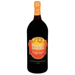 Madria Sangria Tradicional Fresh Citrus Grape Wine 1.5 lt