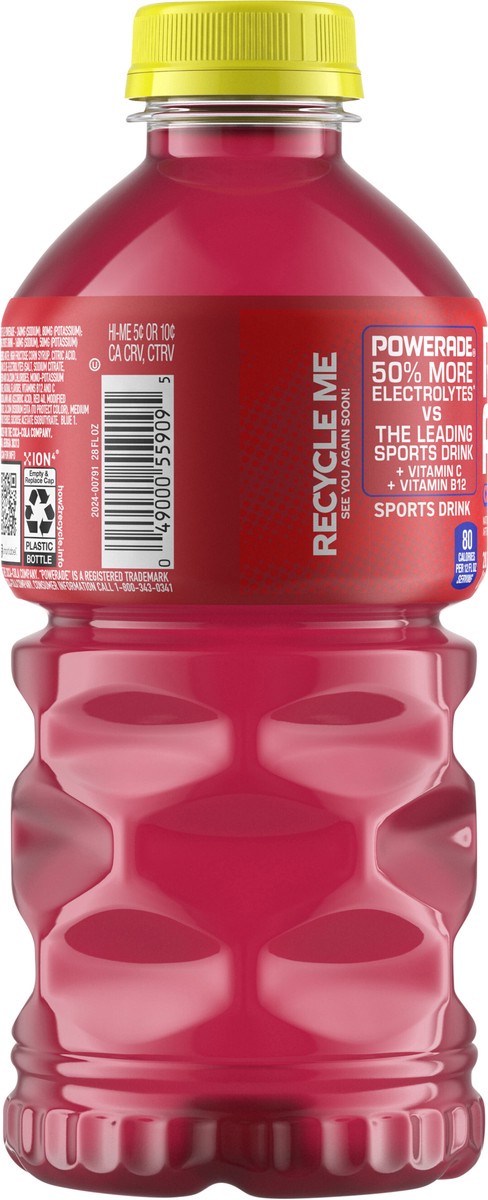 slide 4 of 12, Powerade Xtra Sour Cherry Kicker Bottle, 28 fl oz, 28 fl oz