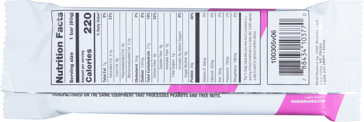 slide 12 of 12, ONE Fruity Cereal Bar, 2.12 oz