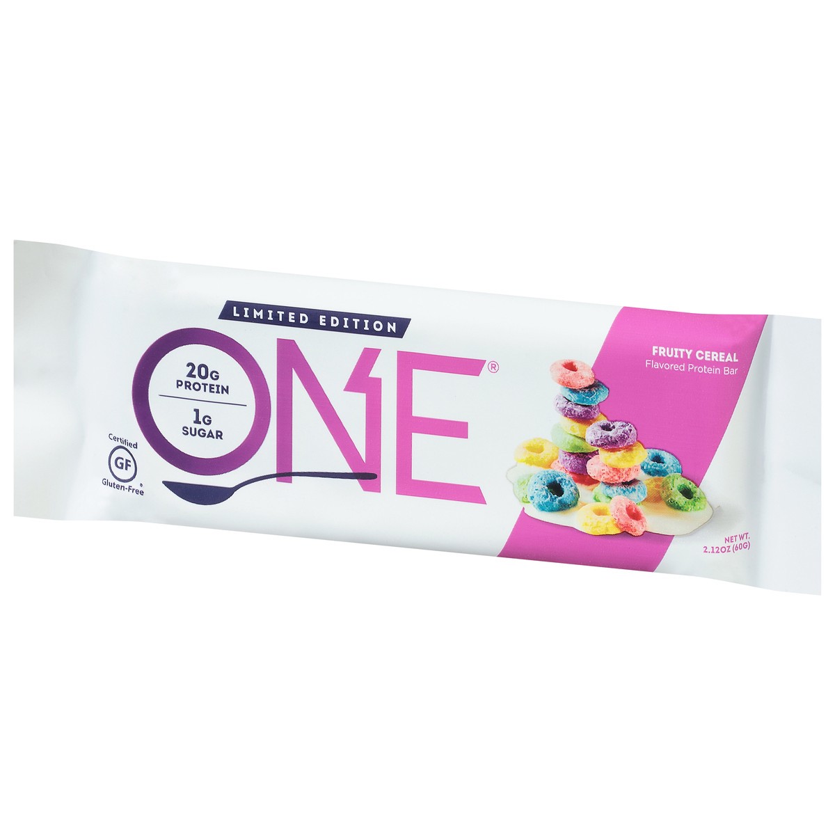 slide 11 of 12, ONE Fruity Cereal Bar, 2.12 oz