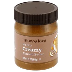 Know & Love No Stir Almond Butter 12 Ounces
