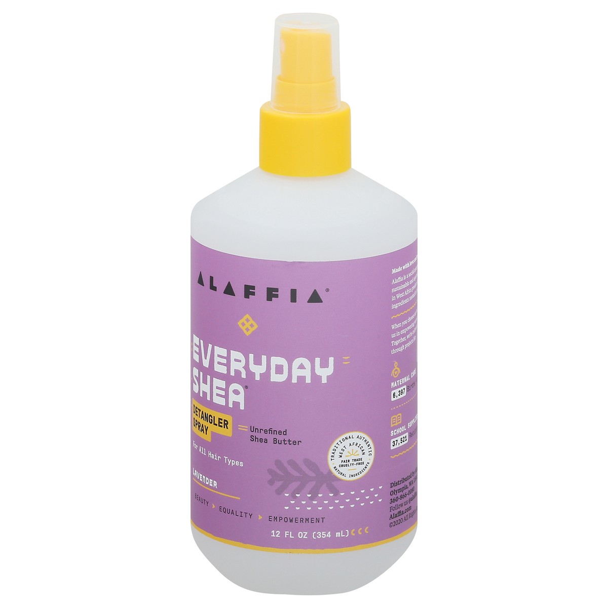 slide 9 of 13, Alaffia Lavender Detangler Spray 12 fl oz, 12 fl oz