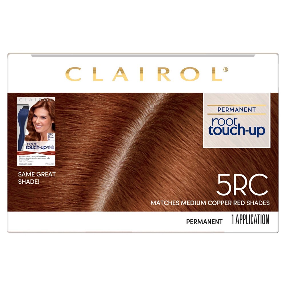 slide 7 of 7, Clairol Nice'N Easy Root Touch-Up Kit - 5RC Medium Copper Red, 1 ct