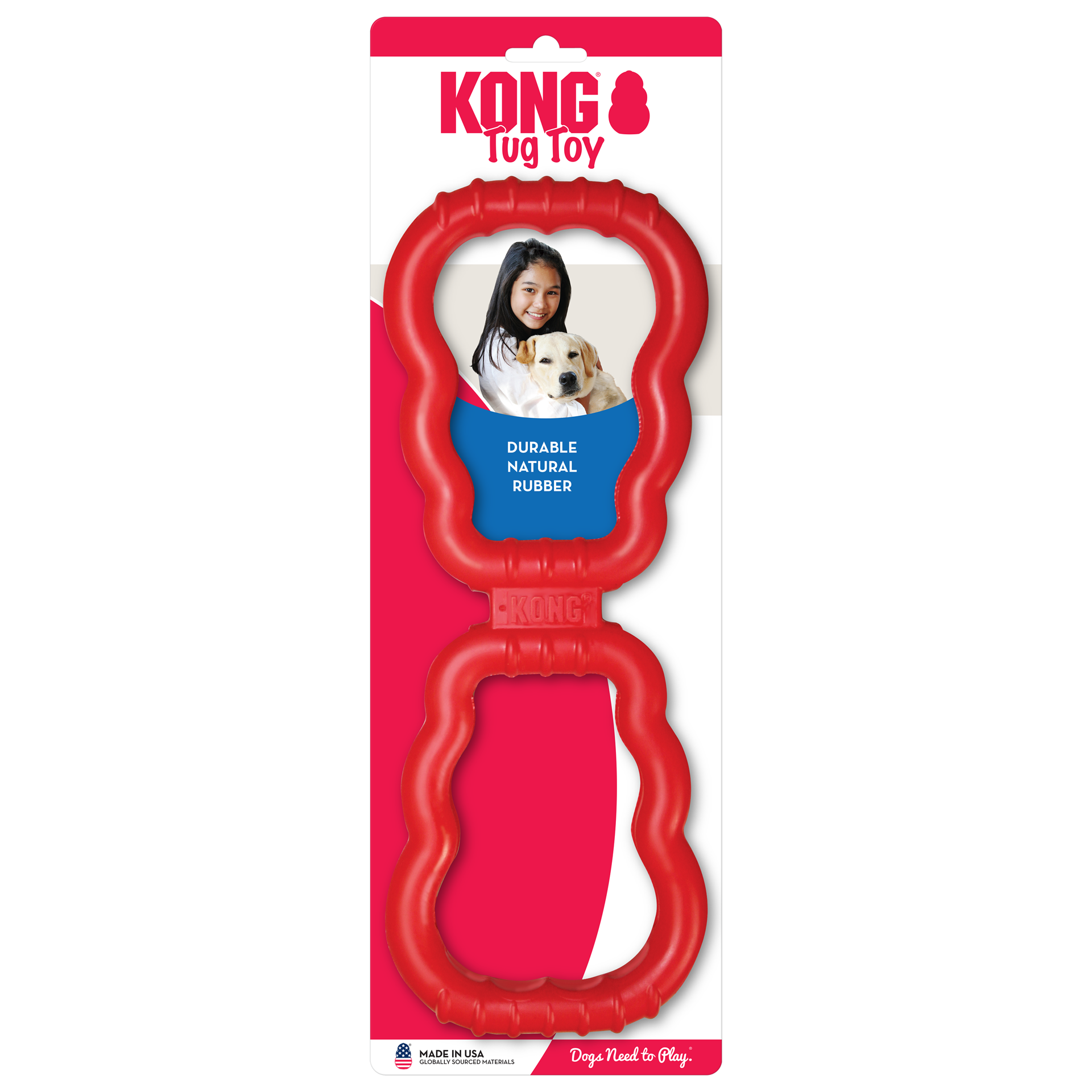 slide 2 of 4, KONG Tug Toy 1 ea Card, 1 ct