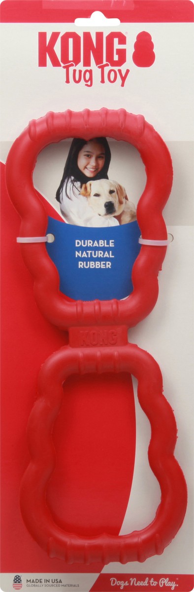 slide 1 of 4, KONG Durable Natural Rubber Medium Tug Toy 1 Each, 1 ct