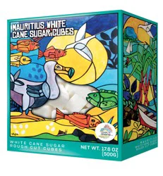 Dina White Cane Sugar Rough Cut Cubes