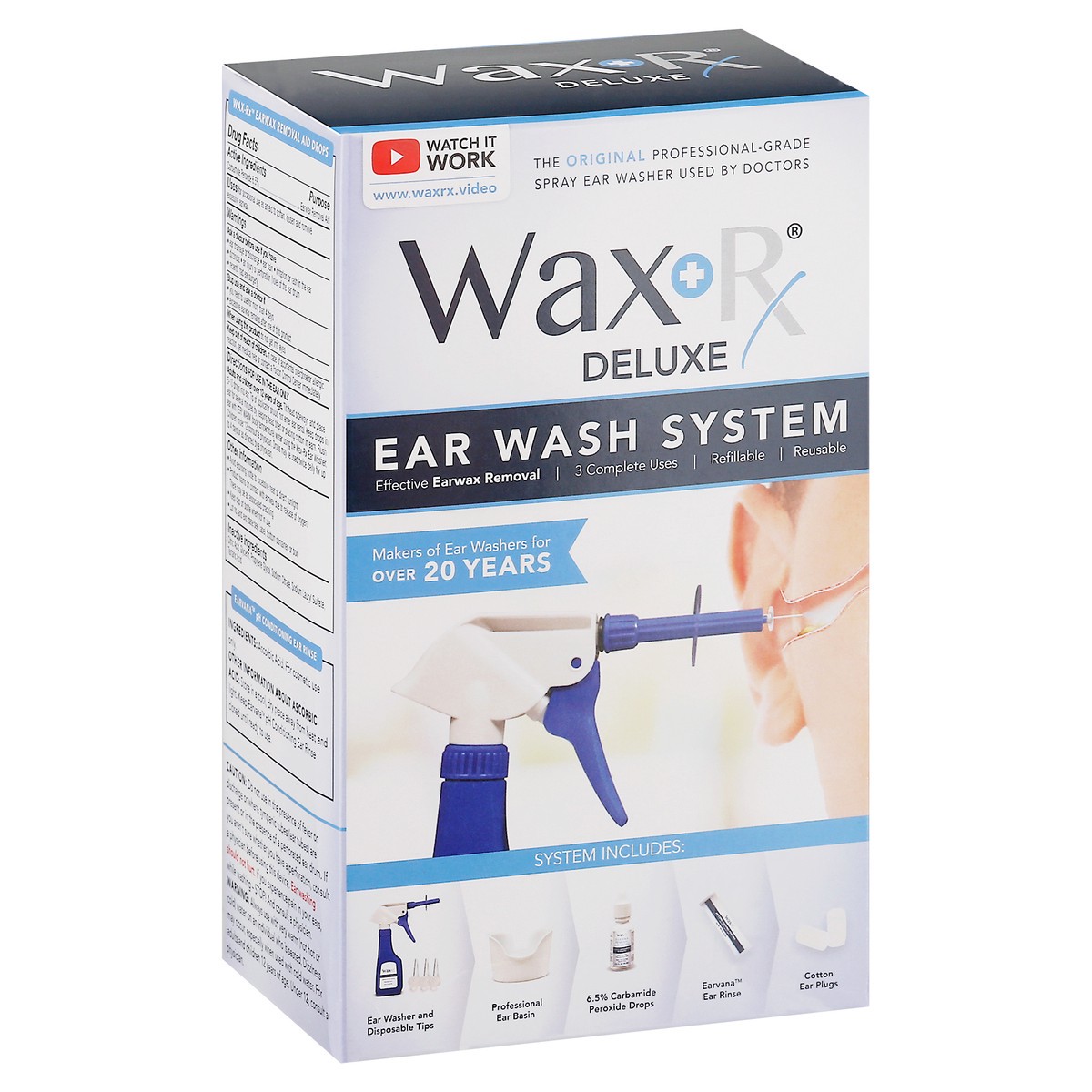 slide 11 of 13, WaxRx Deluxe Ear Wash System 1 ea, 1 ct