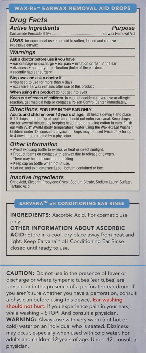 slide 6 of 13, WaxRx Deluxe Ear Wash System 1 ea, 1 ct