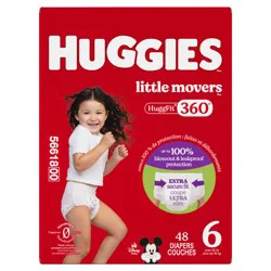 Huggies® Little Movers® Hugg Fit™ Diapers Size 6