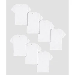 Hanes Men's Crew Neck T-Shirts With Fresh IQ - XL White