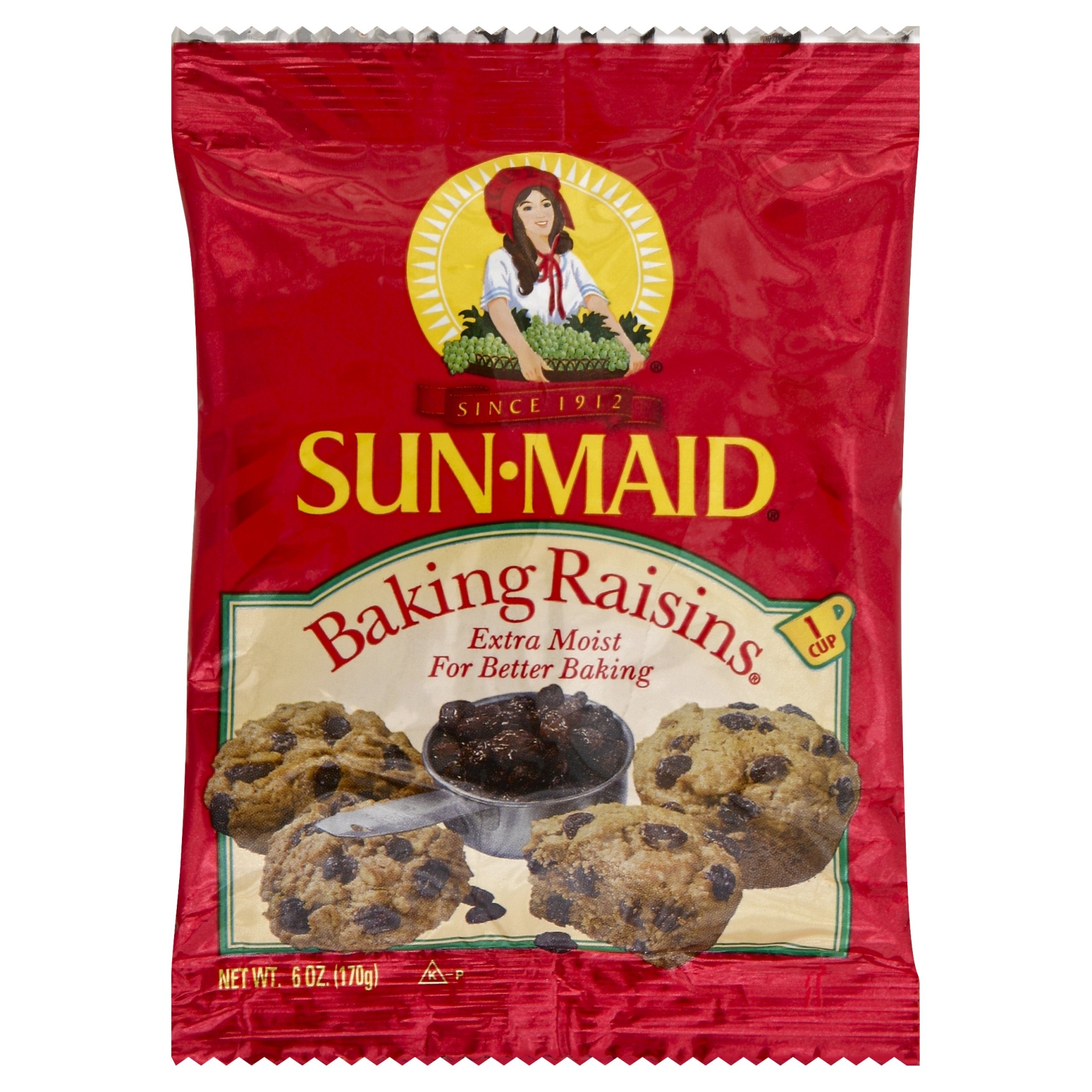 slide 1 of 1, Sun-Maid Baking Raisins, 6 oz