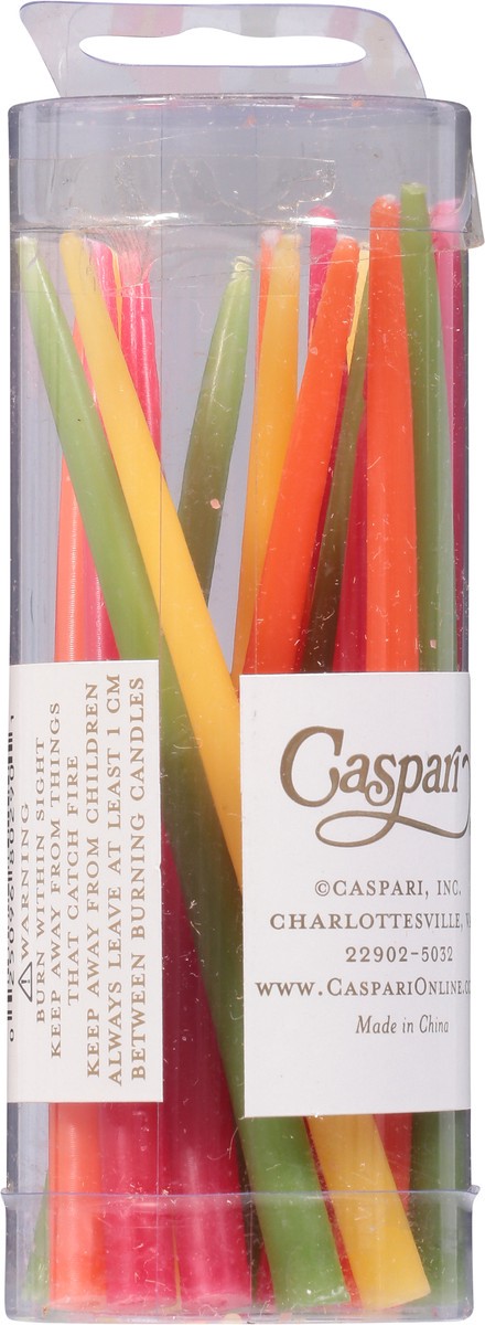 slide 2 of 11, Caspari Tutti Fruitti Birthday Candles 20 ea, 20 ct