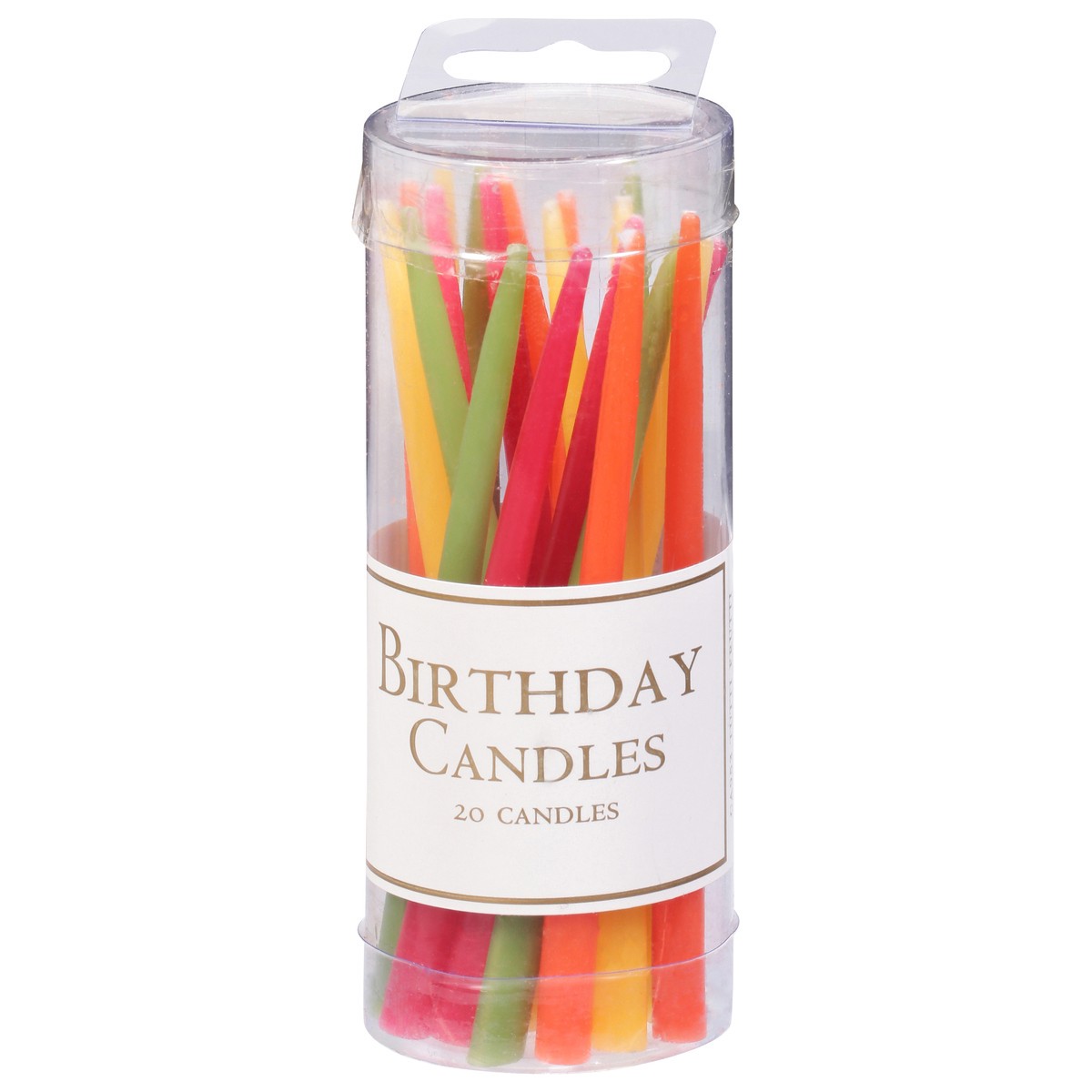 slide 7 of 11, Caspari Tutti Fruitti Birthday Candles 20 ea, 20 ct