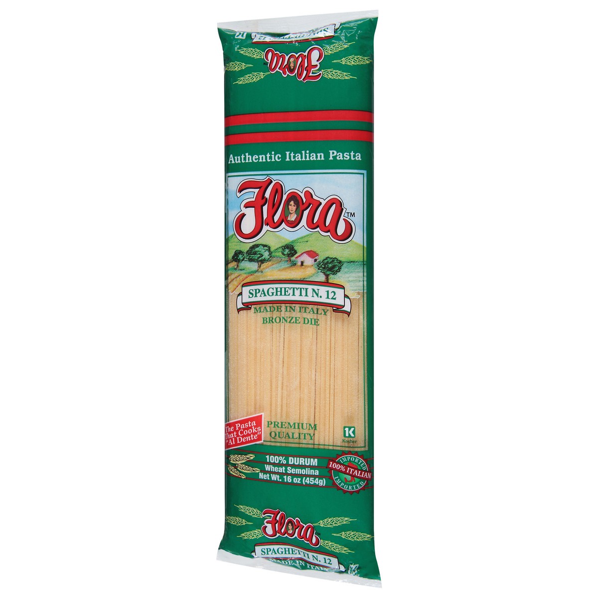 slide 9 of 12, Flora Pasta Spaghetti, 16 oz